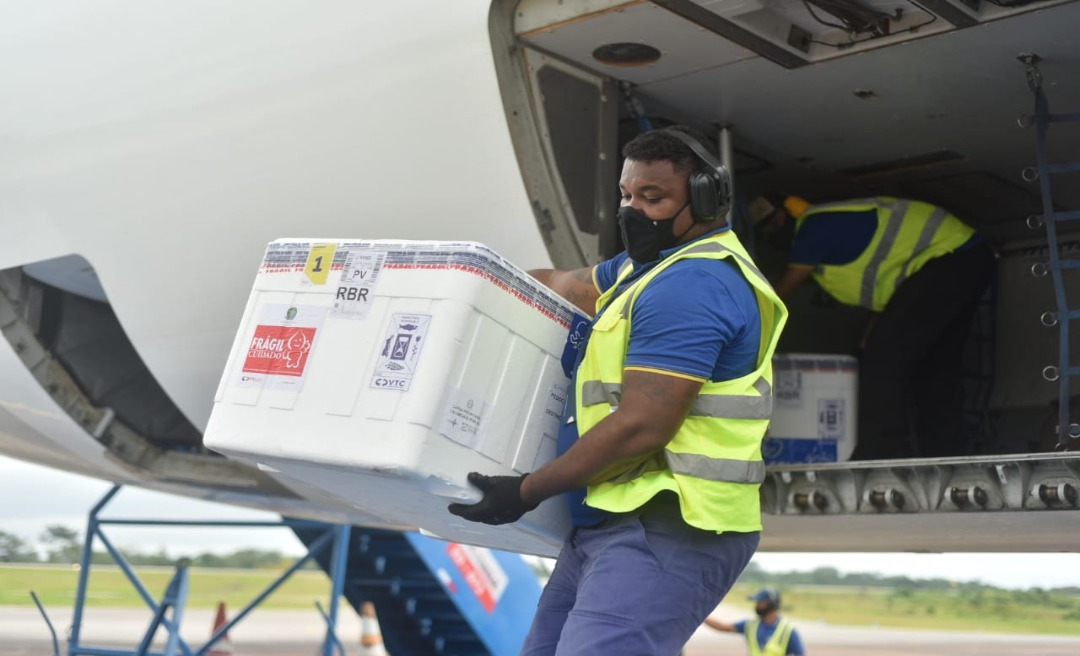 Com a chegada da 21ª remessa de vacinas, 40 mil pessoas completarão o ciclo de imunização contra a Covid-19